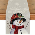 Red Snowman Winter Table Runner 13x72 Inch Y664