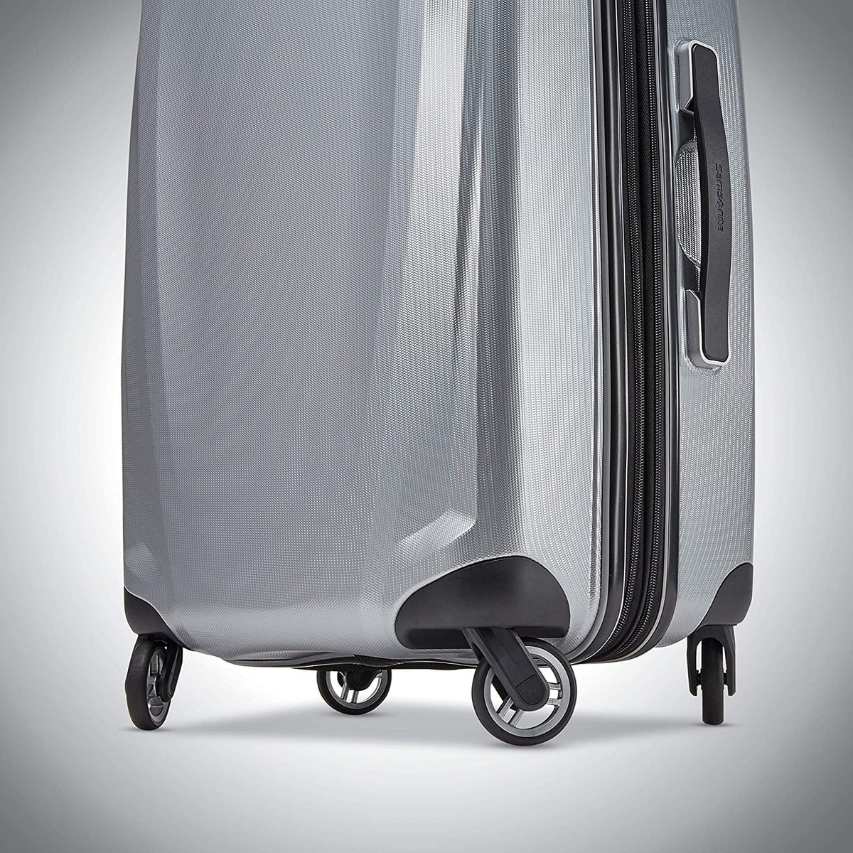 Hardside Luggage with Spinners 2-Piece Set Silver R4373