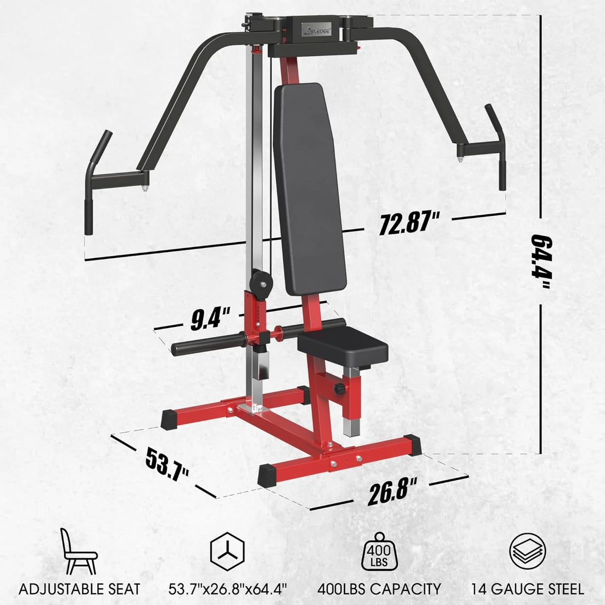 Chest Fly and Reverse Delt Machine 400 lbs B14090