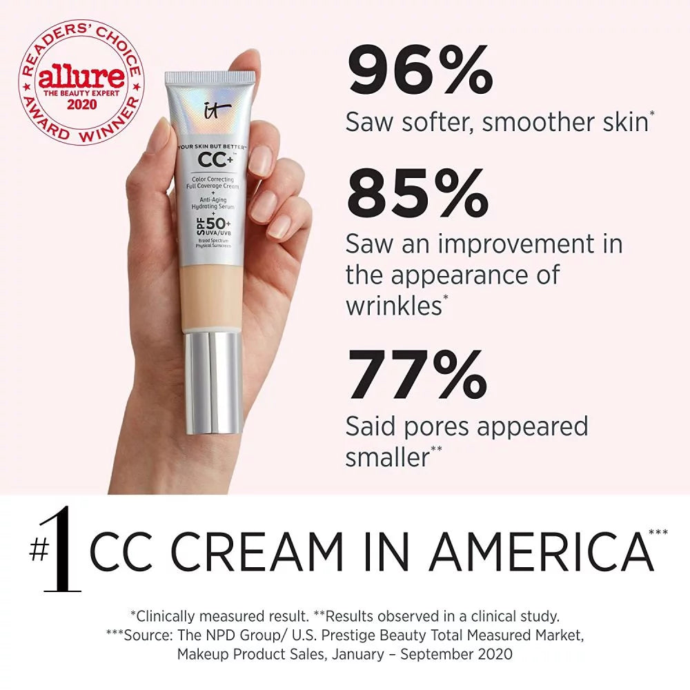 Fair Color Correcting Full-Coverage CC Cream SPF 50 Sunscreen 1.08 fl oz R875