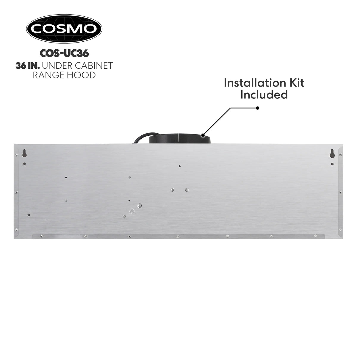 36" 380 CFM Ducted Under Cabinet Range Hood Stainless Steel G1548