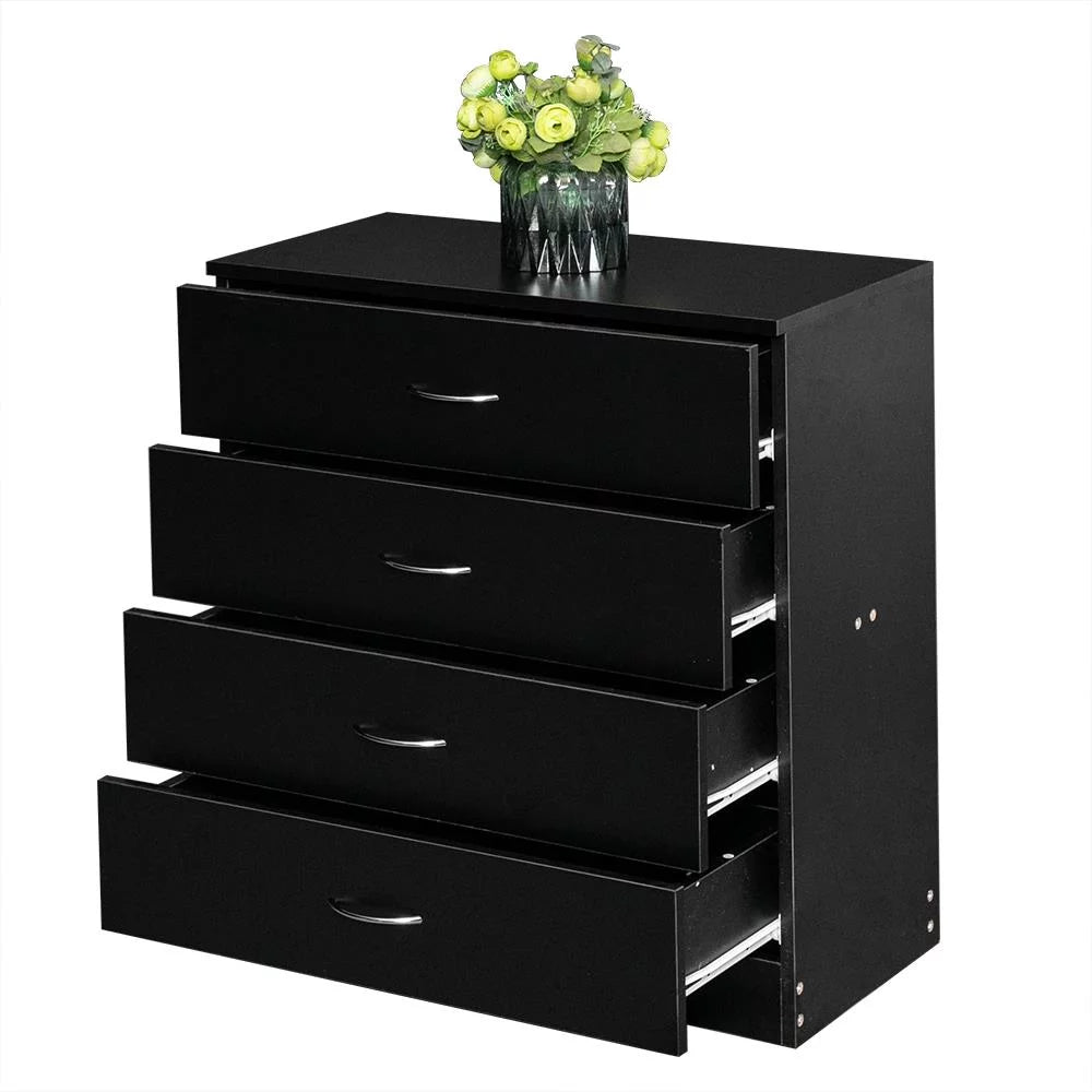 4 Drawer White Dresser E5756