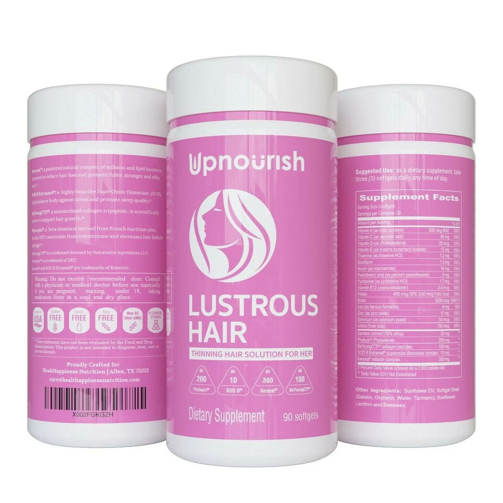 Hair Growth Vitamins 90 Softgel V6400