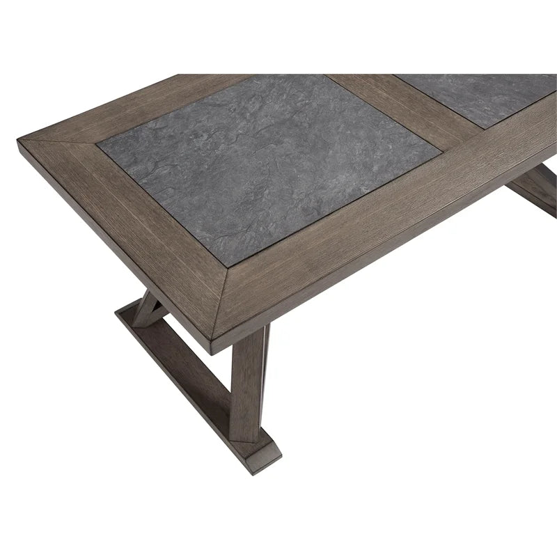 Ash Gray Engineered Wood Cocktail Table M25595