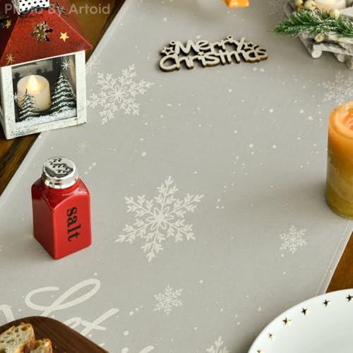 Red Snowman Winter Table Runner 13x72 Inch Y664