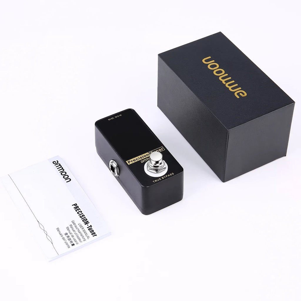 Metal Shell Tuner Pedal Led Display Precision Bypass Bass Tuner P33515