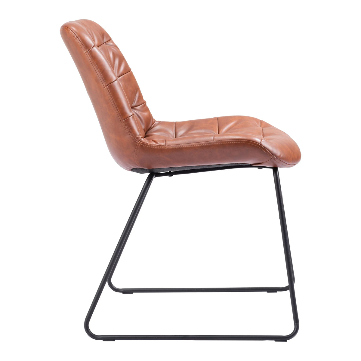 Dining Chair Set of 2 Vintage Brown K13165