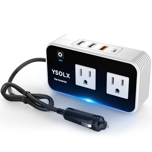 300W Car Inverter with Dual AC Outlet and USB-C F661