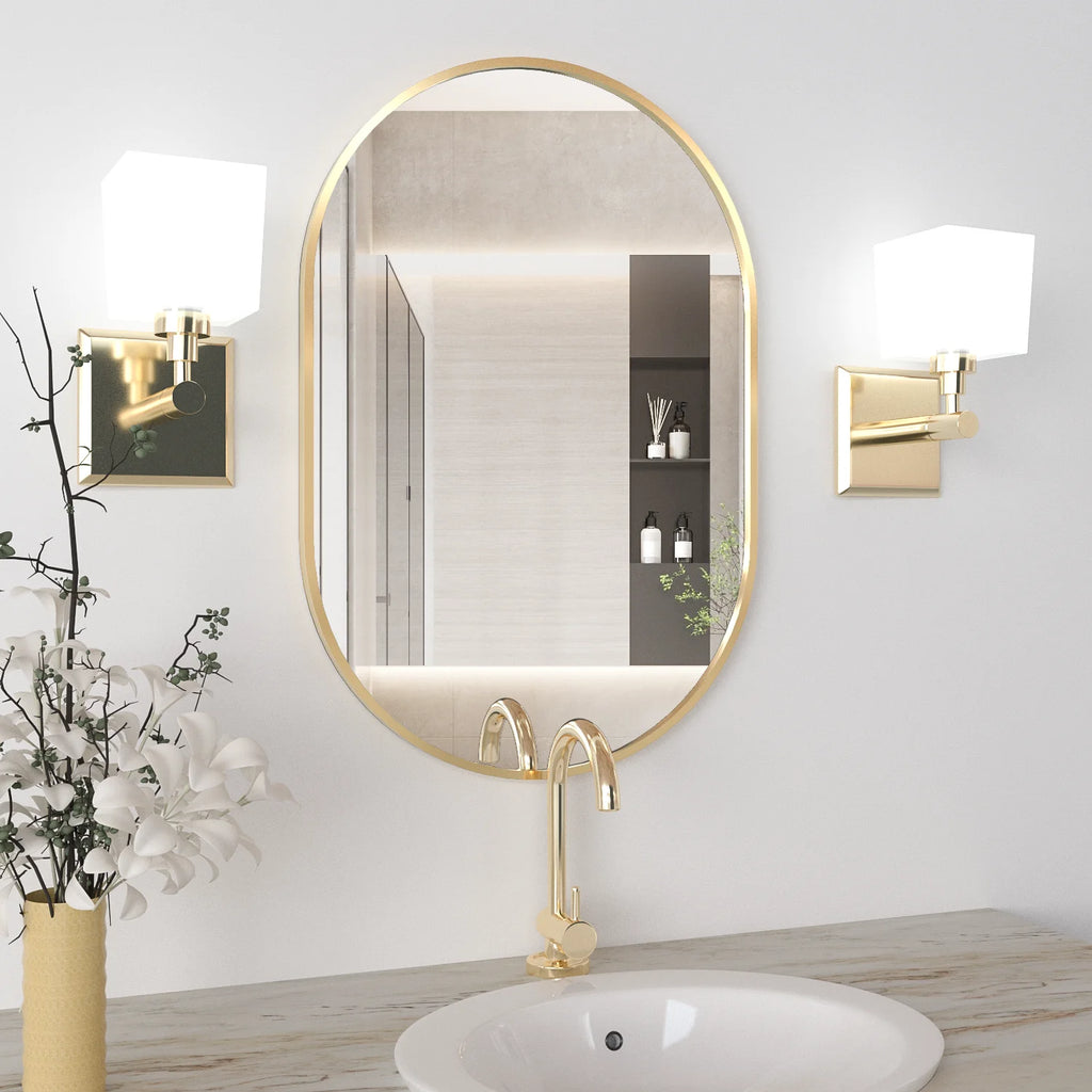 2 Pieces Oval Mirror B155898