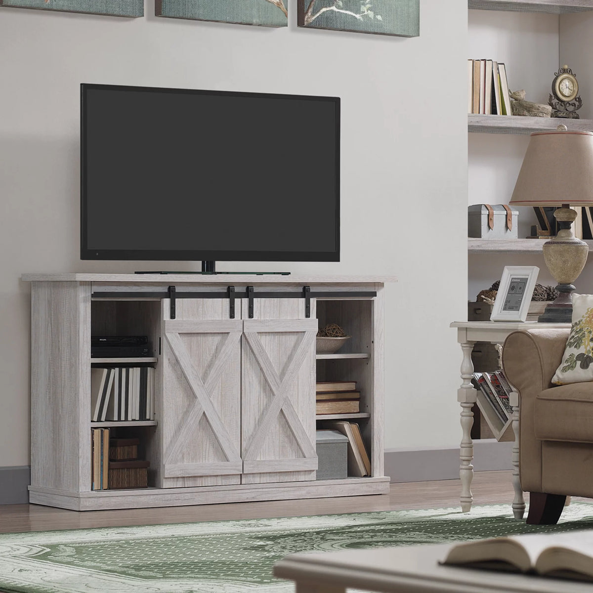 White Oak TV Stand Y621286