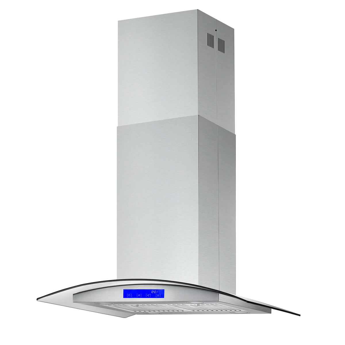 2 Piece Kitchen Appliance Package with Gas Range and Island Range Hood Q410768