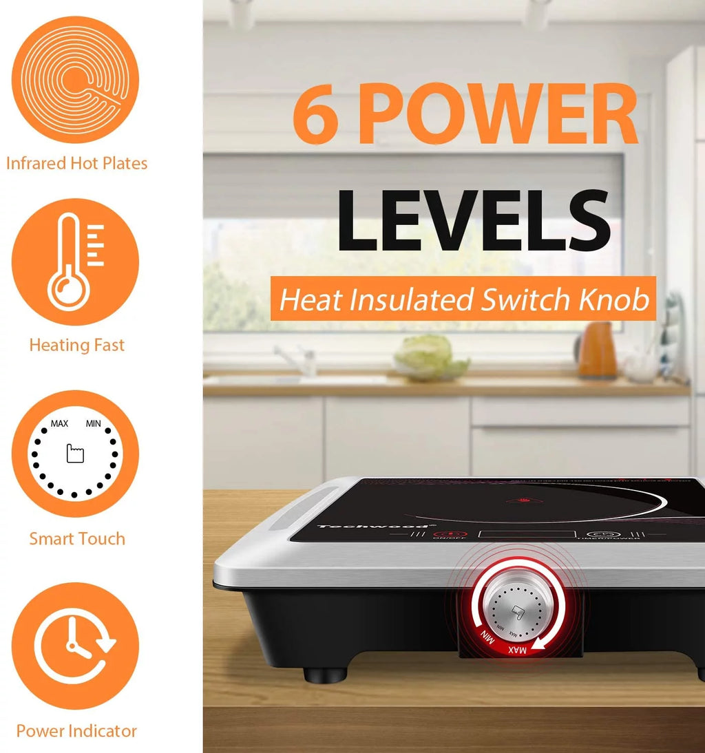 1500W Portable Infrared Ceramic Hot Plate J83518