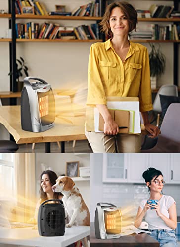 Portable Electric Ceramic Space Heater with Thermostat Y323