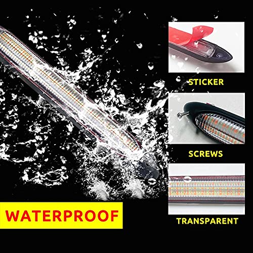12V Waterproof LED Daytime Running Lights Strip 2Pcs X5532