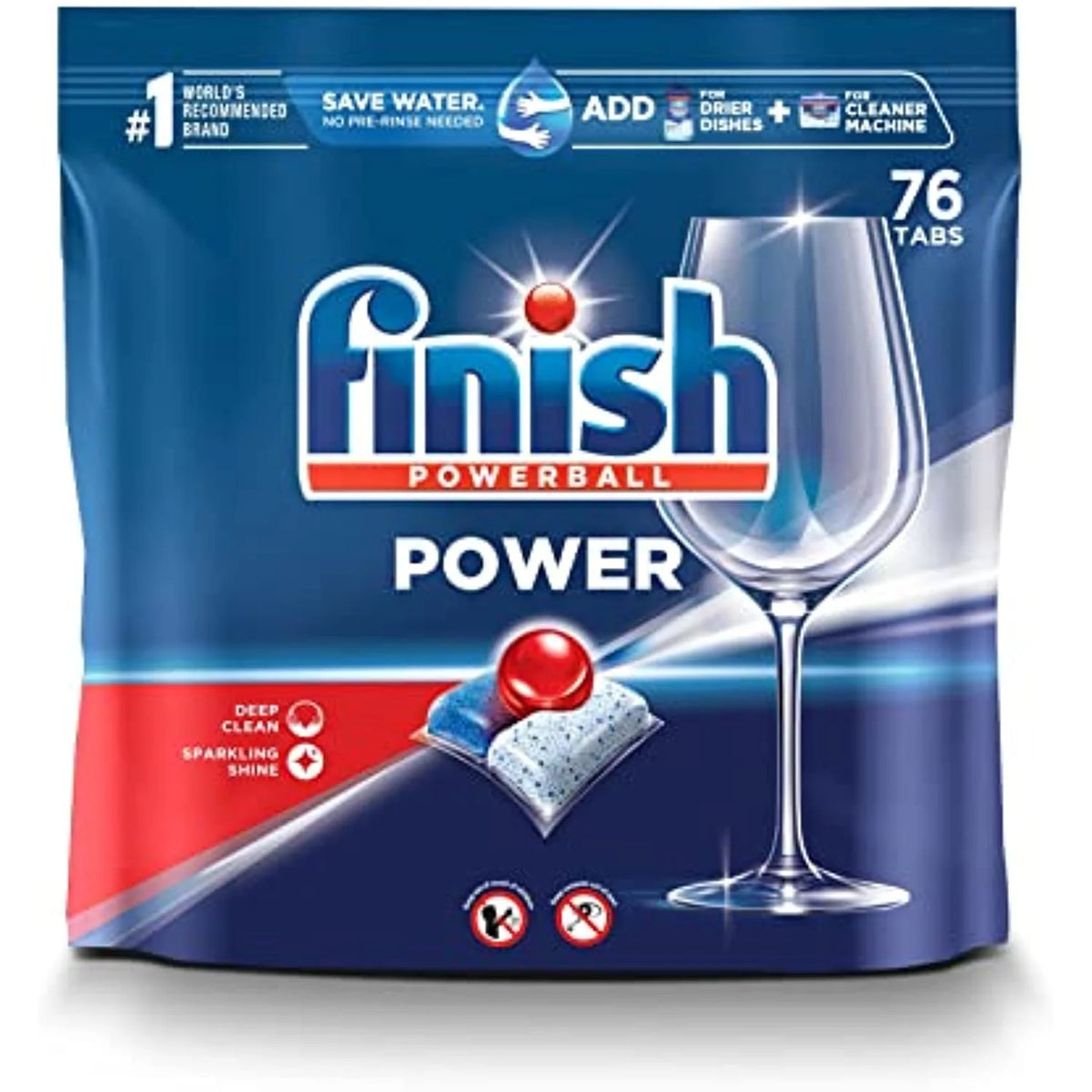 76Ct Dishwasher Detergent Tablets Pack Of 3 G553601