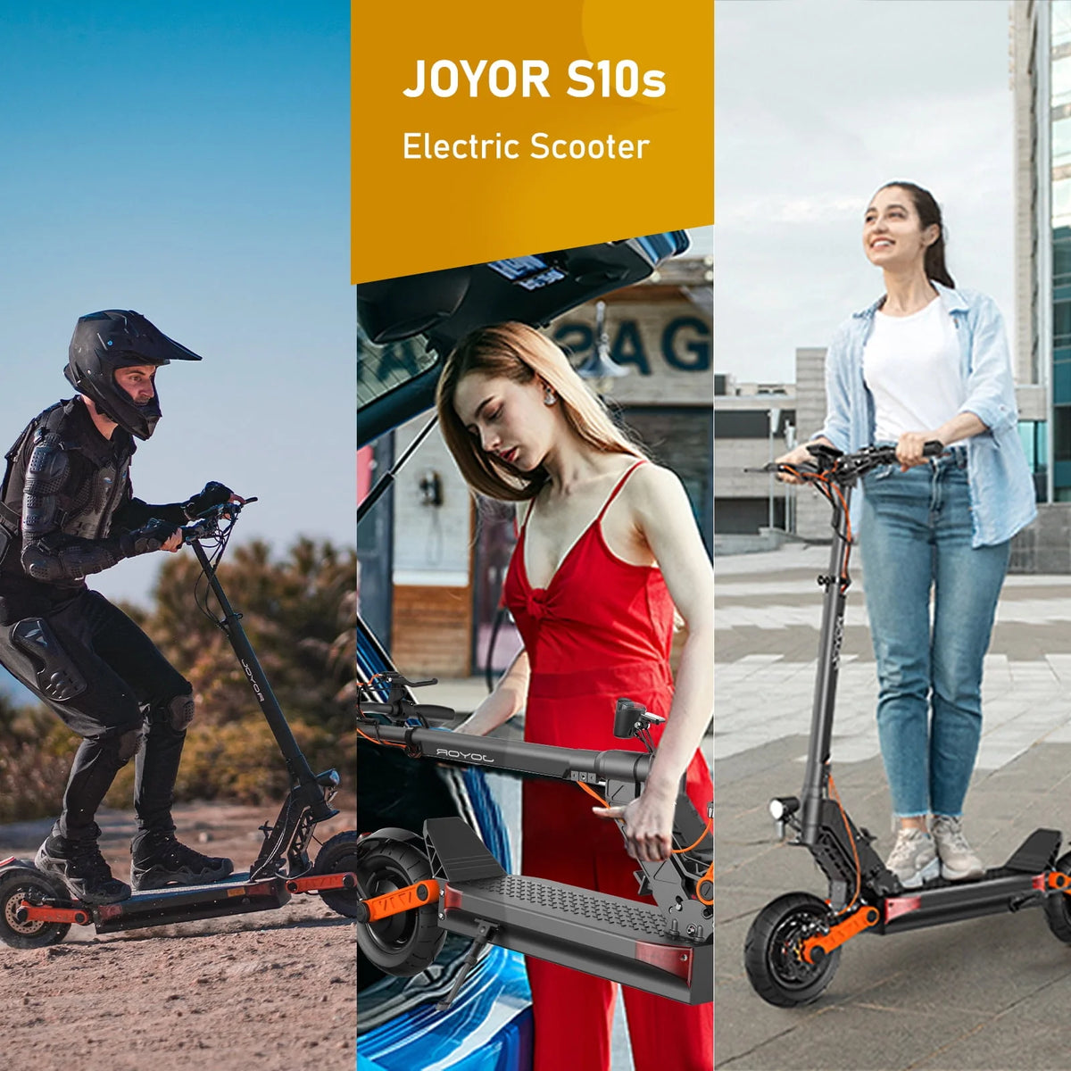 Dual Motor Electric Scooter, 2000W Up to 37 MPH & 50 Miles Ranges, 10 Off-Road Tires G750287