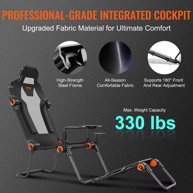 Foldable Carbon Steel Racing Wheel Stand Q759