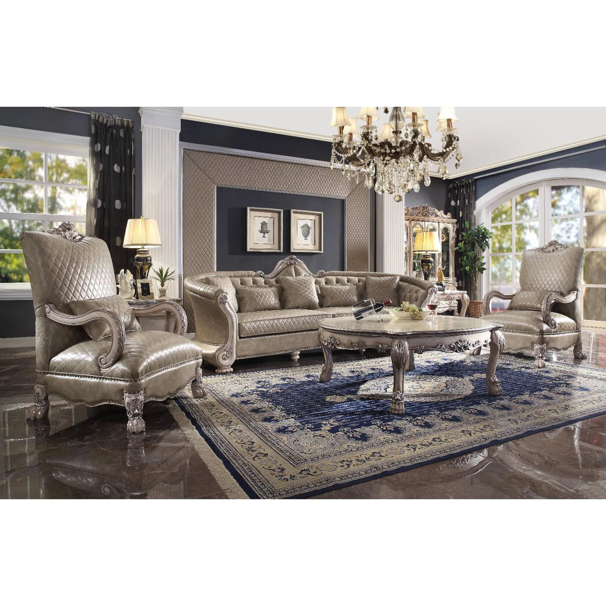 Round Wooden Coffee Table G700032