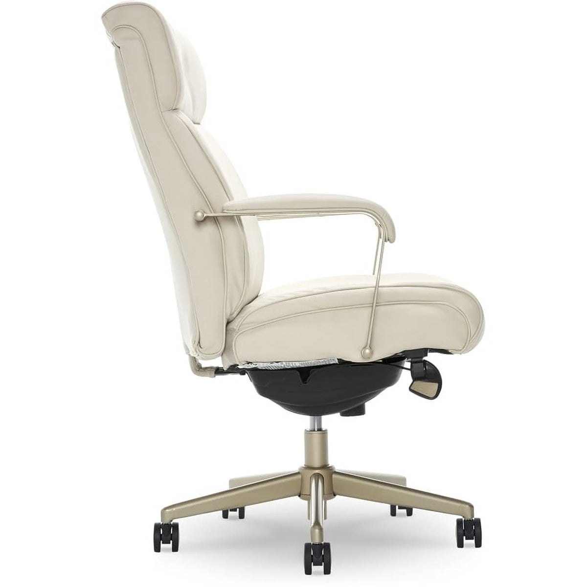 Ivory White Faux Leather Executive Office Chair C728889
