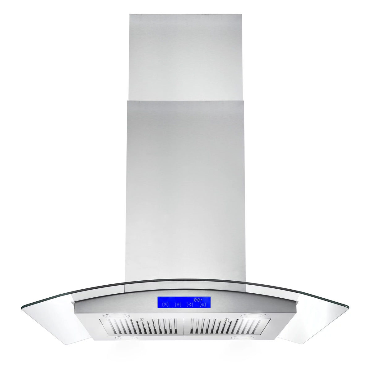 2 Piece Kitchen Appliance Package with Gas Range and Island Range Hood Q410768