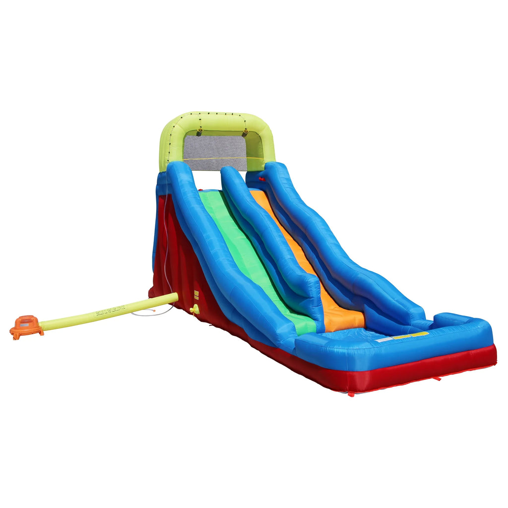 Inflatable Water Racing Slide with Climbing Wall K18653