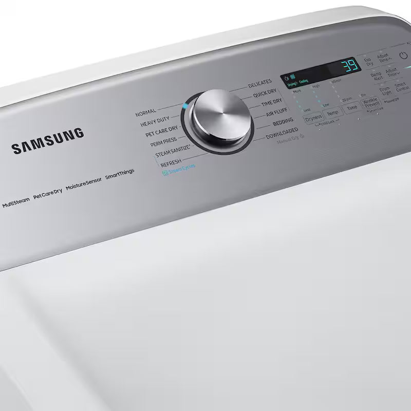 7.4 cu. ft. Vented Gas Dryer with Steam Sanitize in White G2782