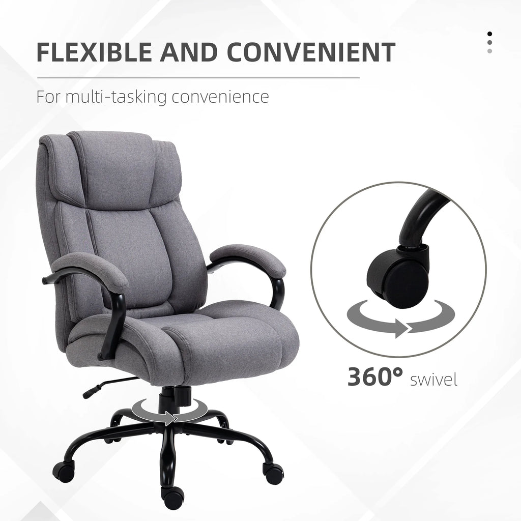 Linen Fabric Executive Office Chair Q984