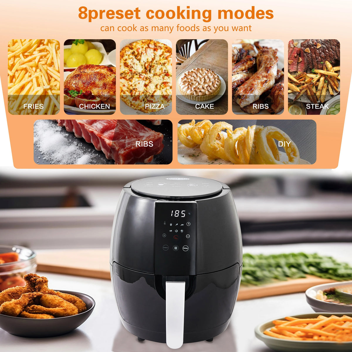 Cylindrical Air Fryer W928022
