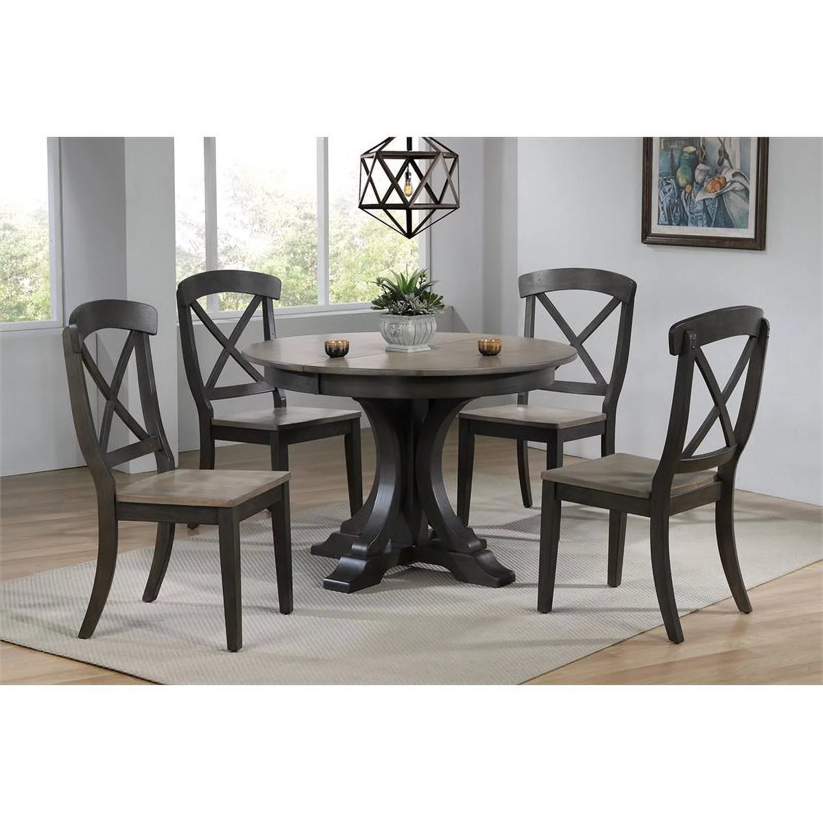 5 Pc Wood Dining Set W42960