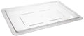 Clear Polycarbonate Half Size Flat Lid K5126