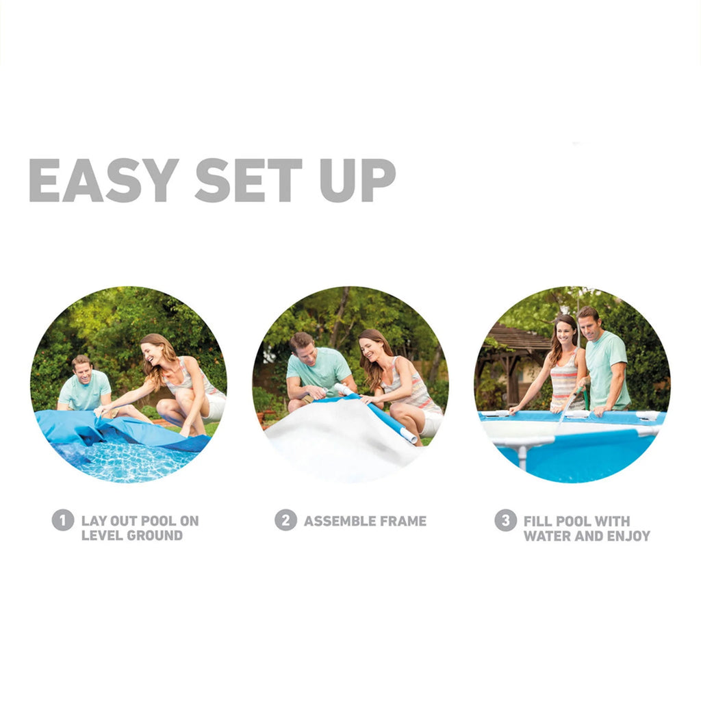 10' x 30 Above Ground Steel Frame Swimming Pool K3966