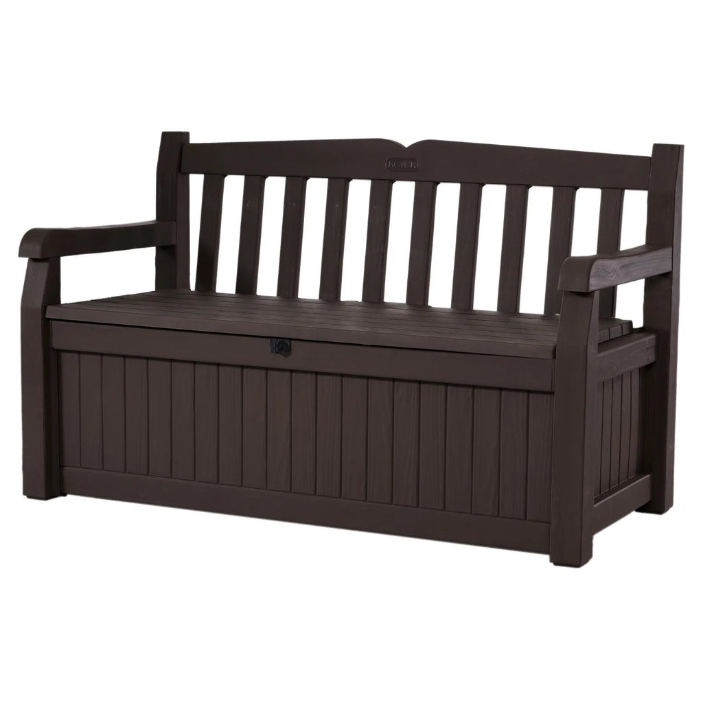 Outdoor Storage Resin Bench S6030