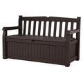Outdoor Storage Resin Bench S6030