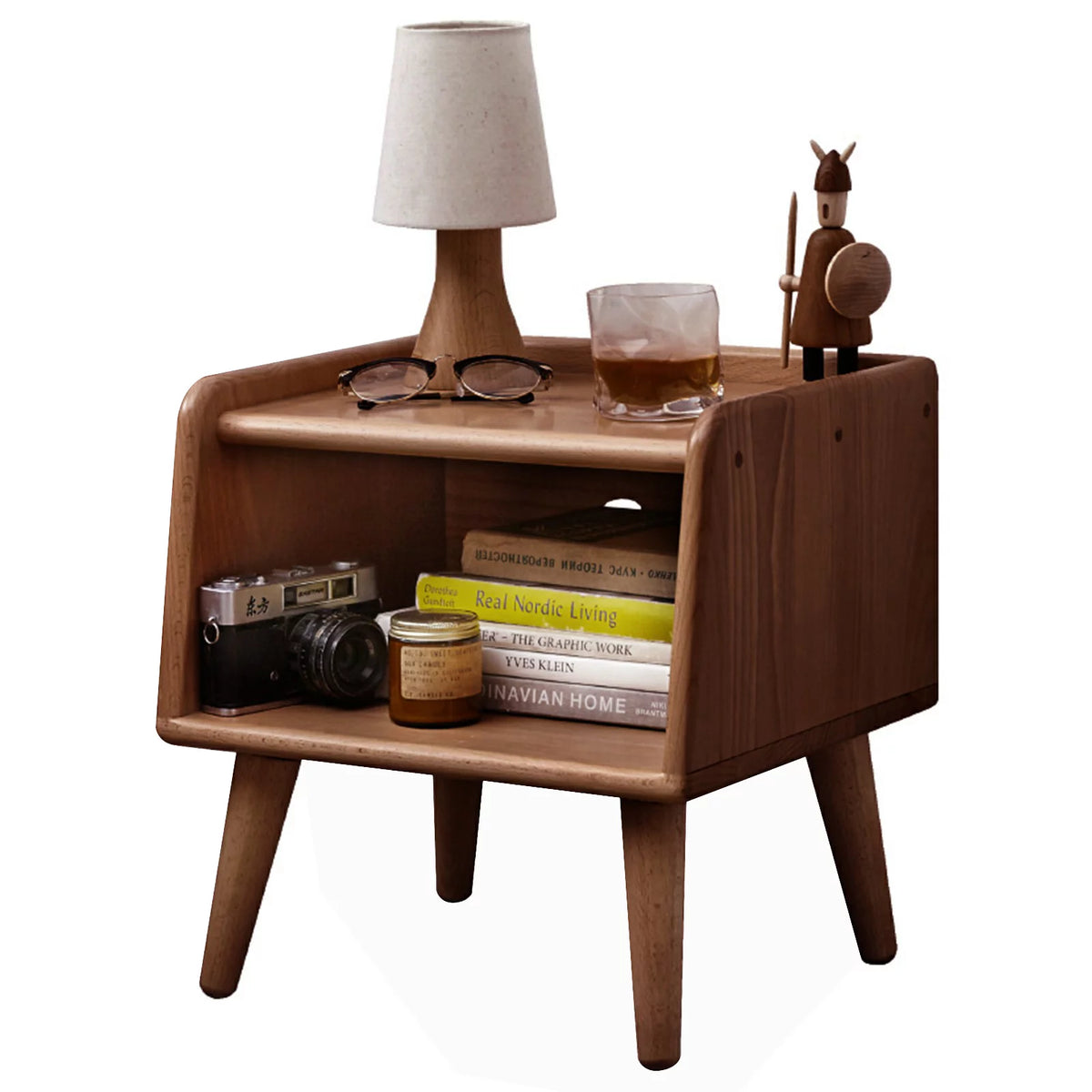 Solid Wood Nightstand F11905