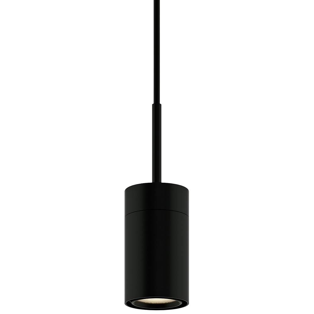 1 Light LED Pendant in Black M2445