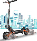 Dual Motor Electric Scooter, 2000W Up to 37 MPH & 50 Miles Ranges, 10 Off-Road Tires G750287