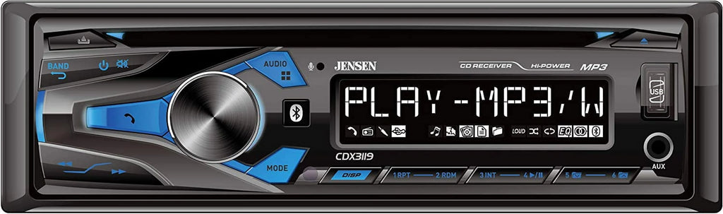 AM/FM/CD Single DIN Car Stereo Receiver with Bluetooth O7247