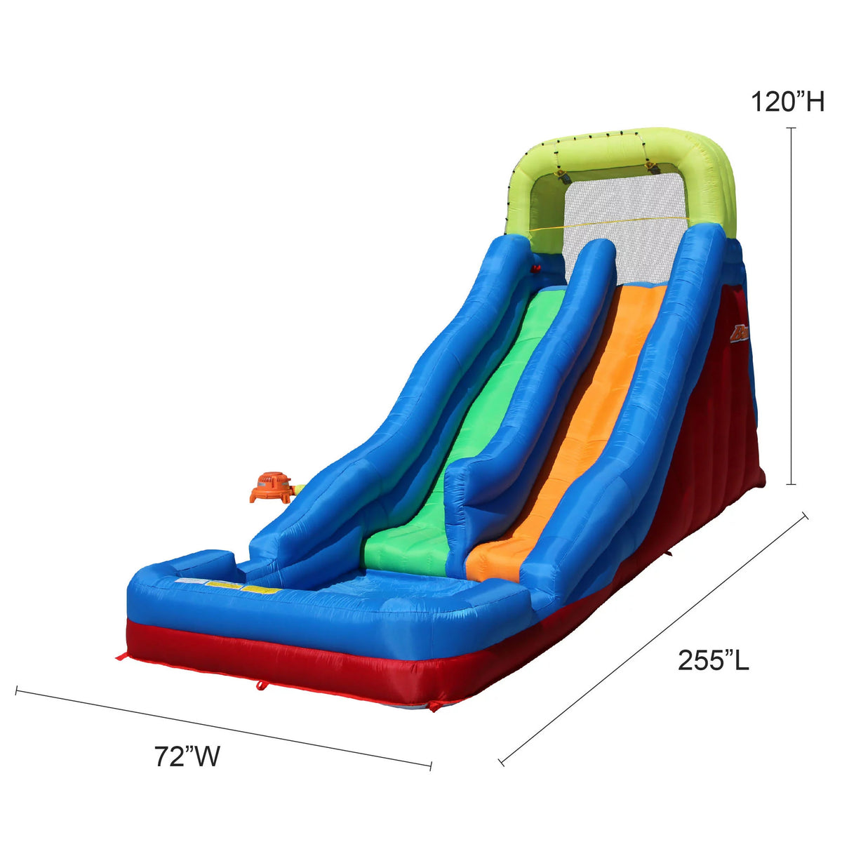 Inflatable Water Racing Slide with Climbing Wall K18653