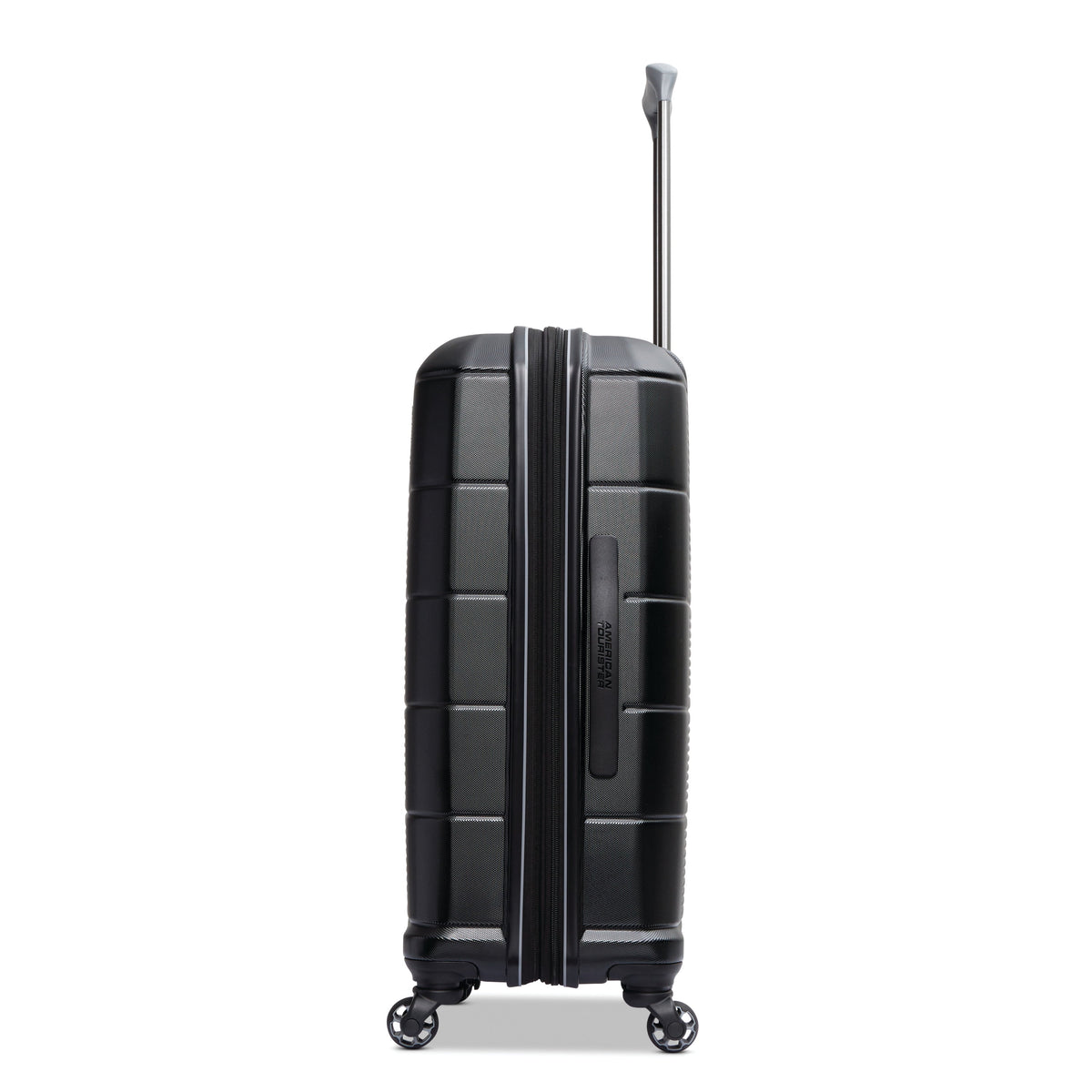 Hardside Medium Checked Spinner Luggage Jet Black V966