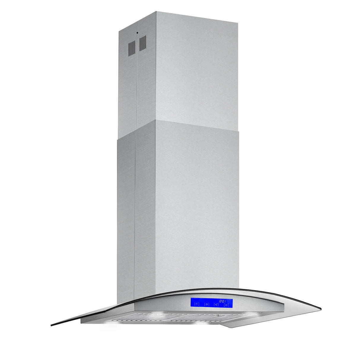 2 Piece Kitchen Appliance Package with Gas Range and Island Range Hood Q410768