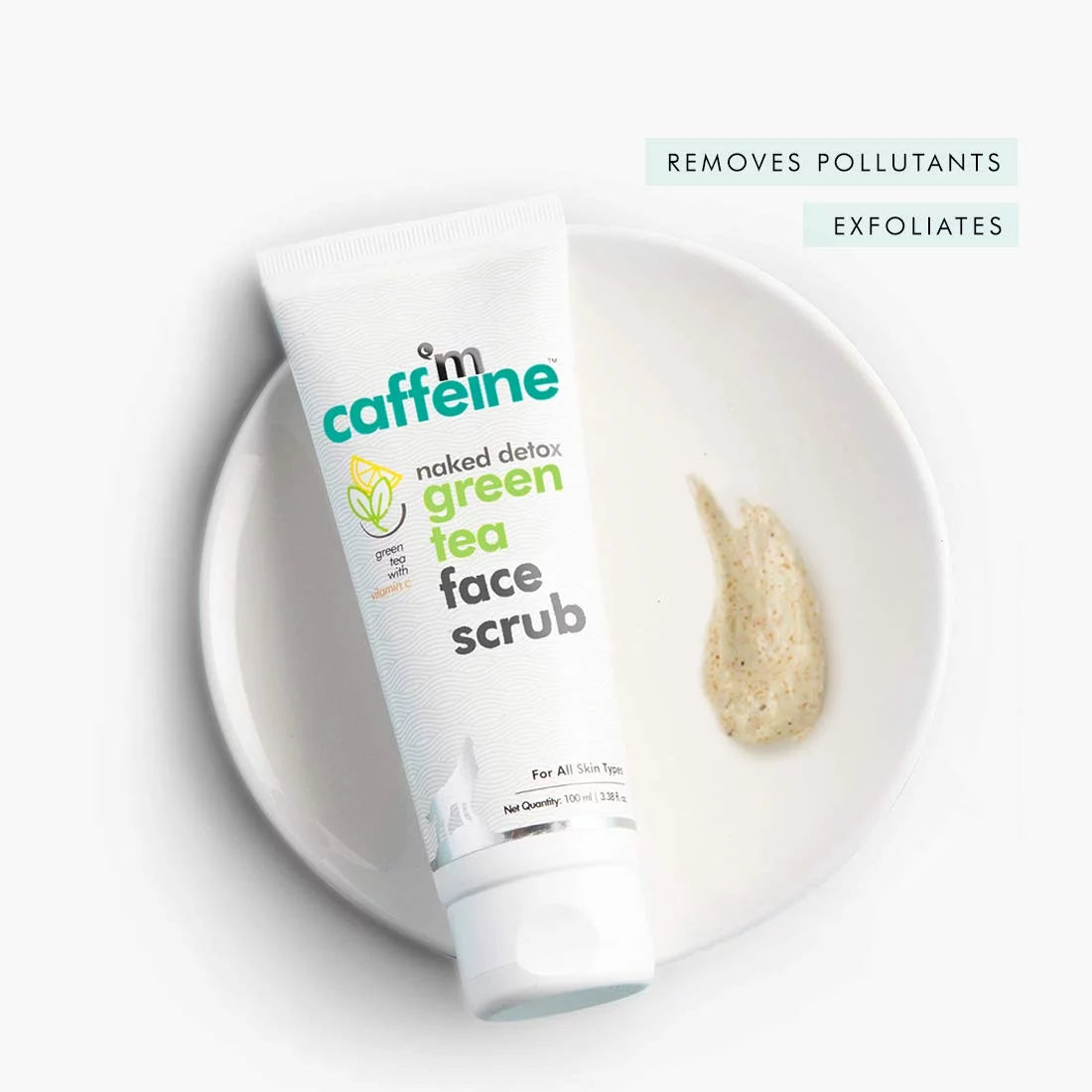 Green Tea Vitamin C Walnut Face Scrub 100gm E89145
