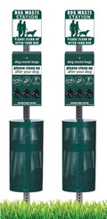 Dog Waste Station with 400 Bags and 25 Can Liners X548
