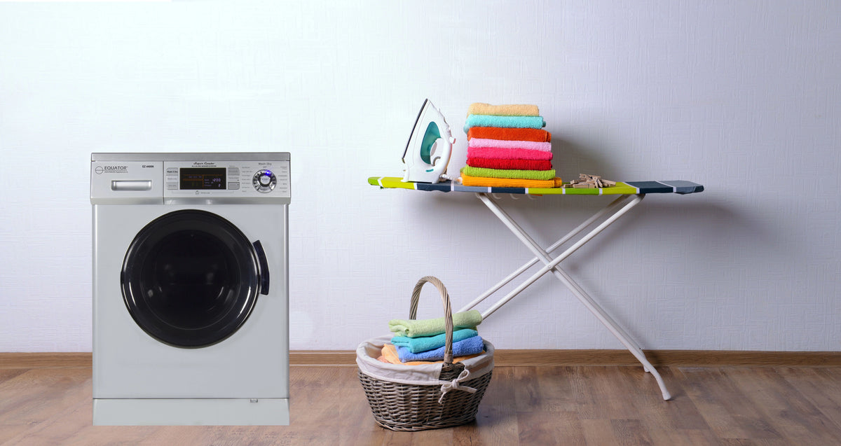 24 Inch Silver Washer Dryer Combo S30836