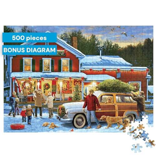 500 Piece Holiday Jigsaw Puzzle P725