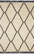 Cream Charcoal Rug 7'9 x 10' B88088