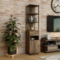4-Shelf Accent Bookcase with Drawer W6931