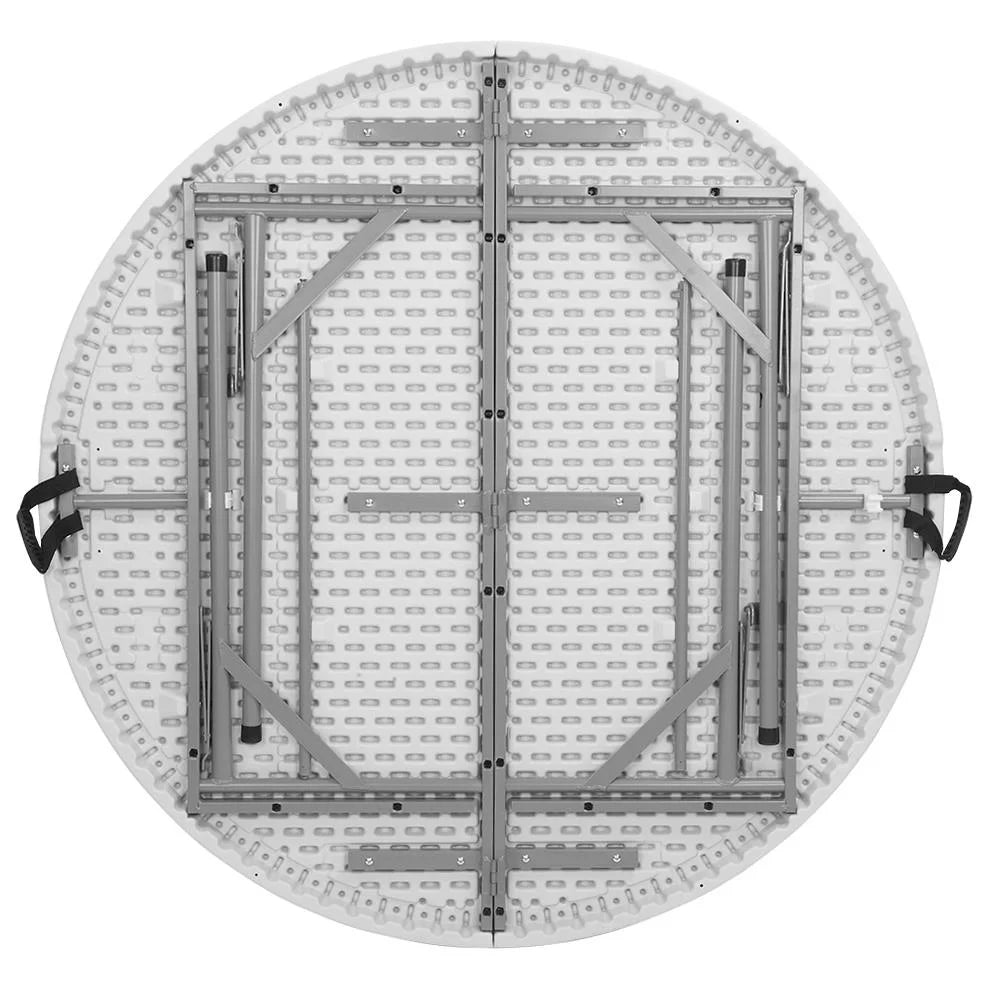 48" Round White Folding Plastic Table H740
