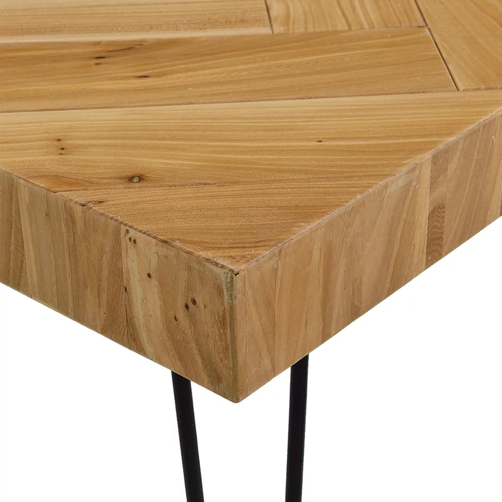 V Line Pattern Hairpin Legs Coffee Table F22600