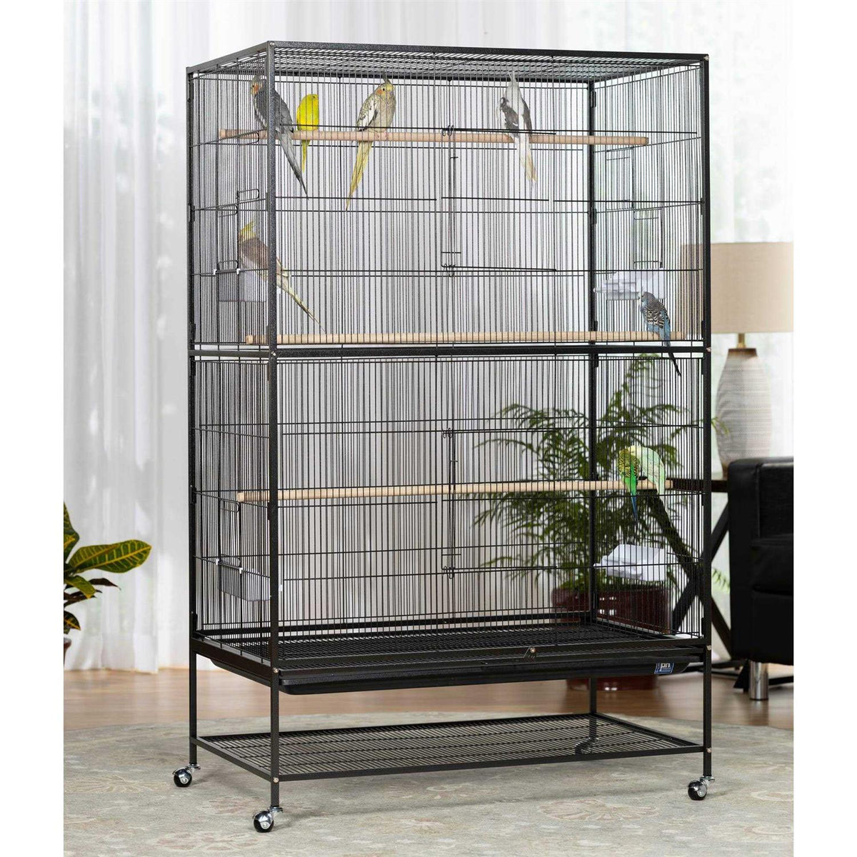 Extra Large Wrought Iron Flight Cage X685