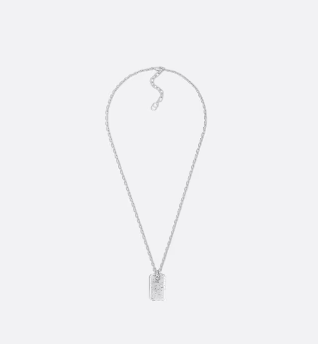 Oblique Plate Pendant Necklace A36327